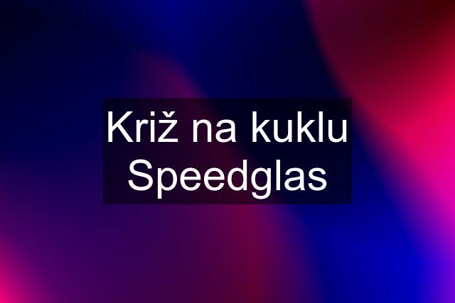 Križ na kuklu Speedglas