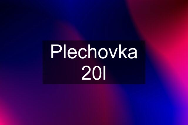 Plechovka 20l