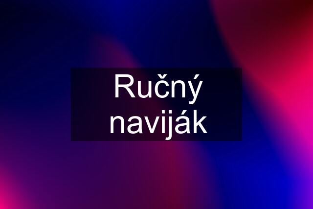 Ručný naviják