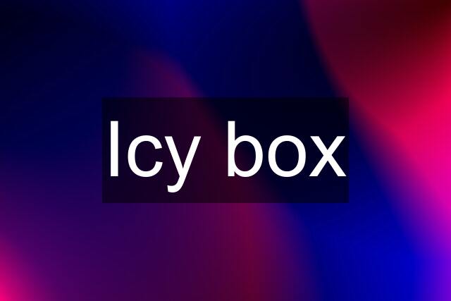 Icy box