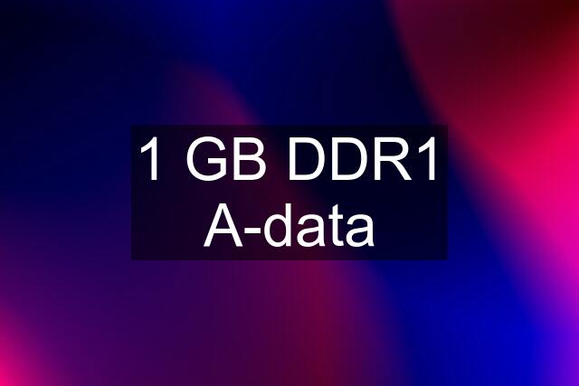 1 GB DDR1 A-data