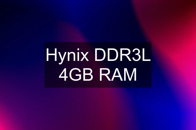 Hynix DDR3L 4GB RAM