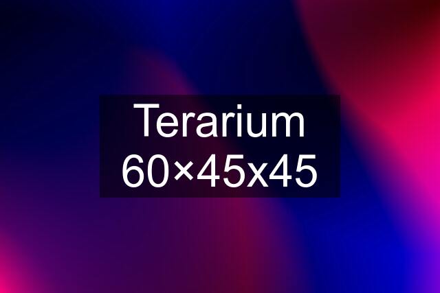 Terarium 60×45x45
