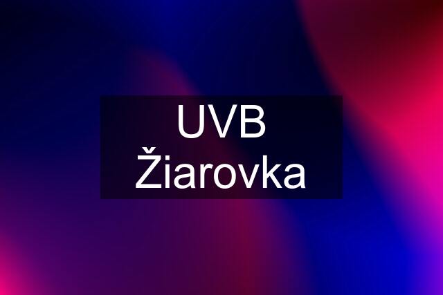 UVB Žiarovka