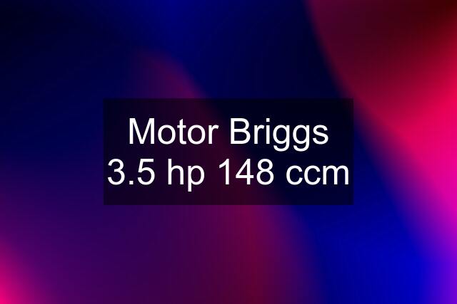 Motor Briggs 3.5 hp 148 ccm