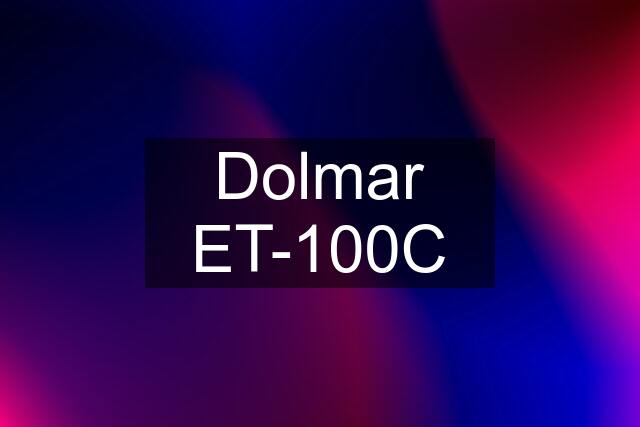 Dolmar ET-100C