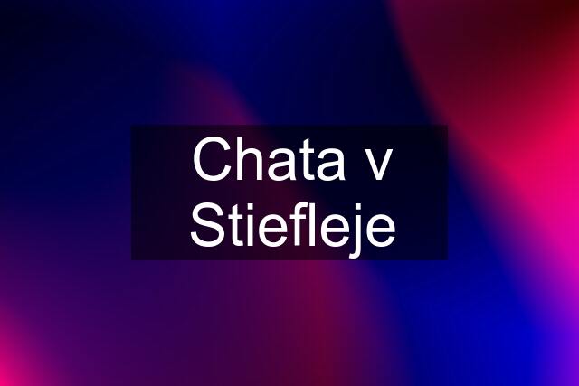 Chata v Stiefleje