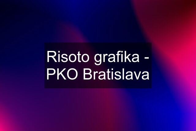 Risoto grafika - PKO Bratislava
