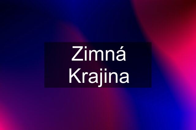 Zimná Krajina