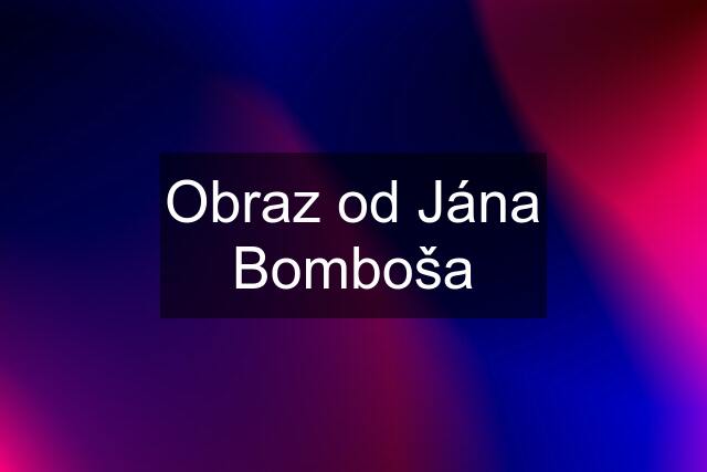 Obraz od Jána Bomboša