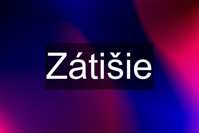 Zátišie