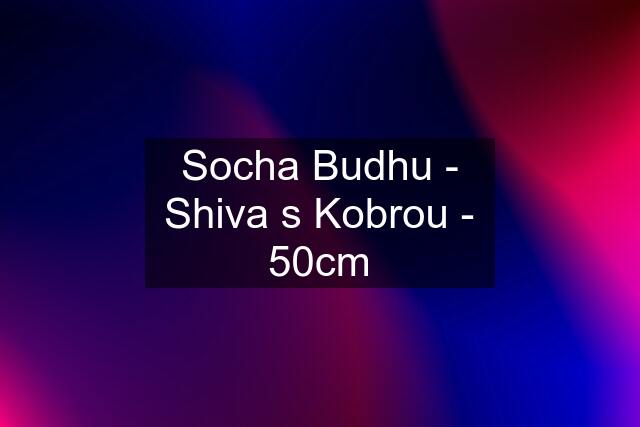 Socha Budhu - Shiva s Kobrou - 50cm