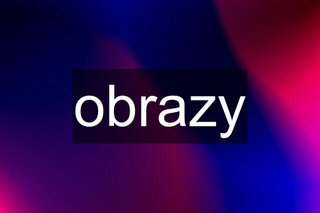 obrazy