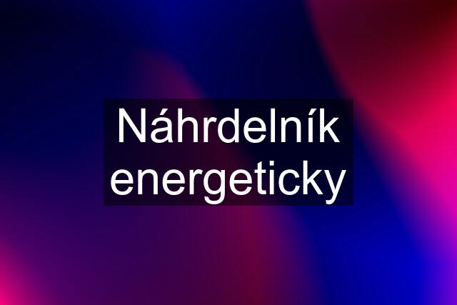 Náhrdelník energeticky