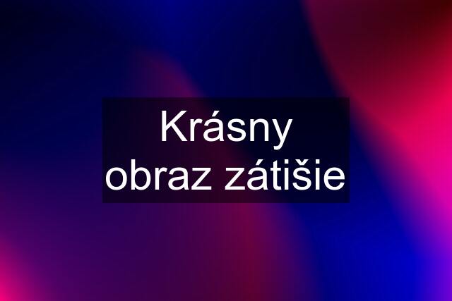 Krásny obraz zátišie