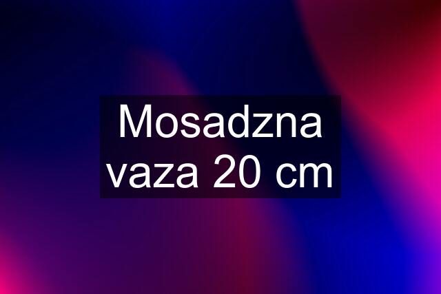 Mosadzna vaza 20 cm