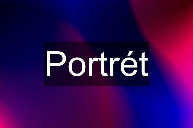 Portrét