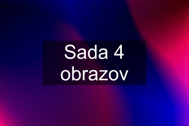 Sada 4 obrazov