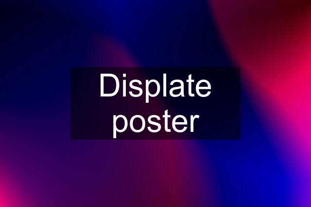 Displate poster