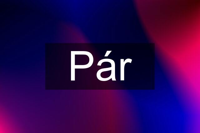 Pár