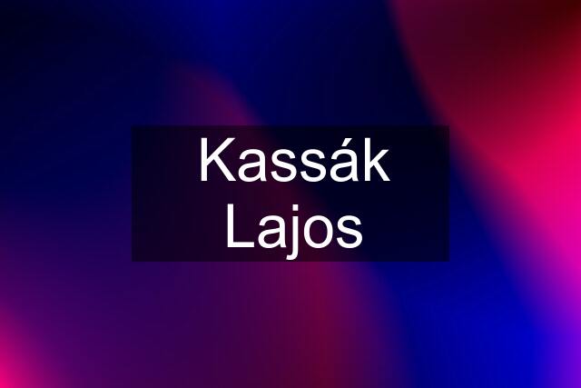 Kassák Lajos