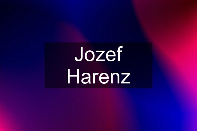 Jozef Harenz