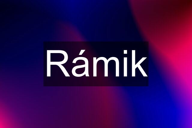 Rámik