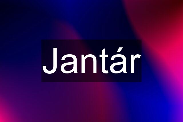 Jantár