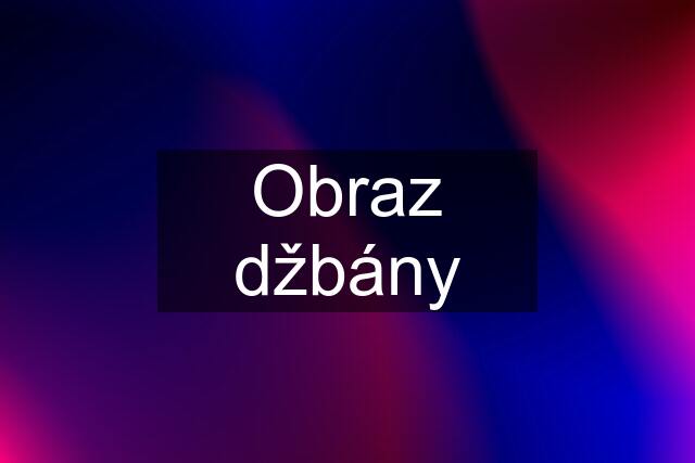 Obraz džbány