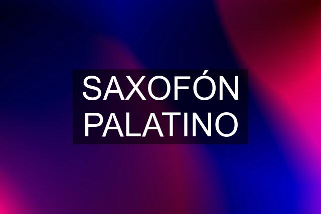 SAXOFÓN PALATINO