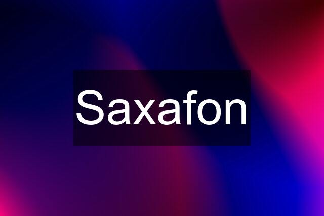 Saxafon