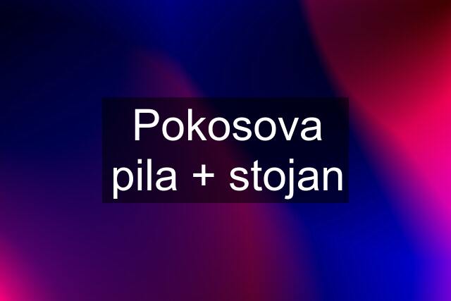 Pokosova pila + stojan