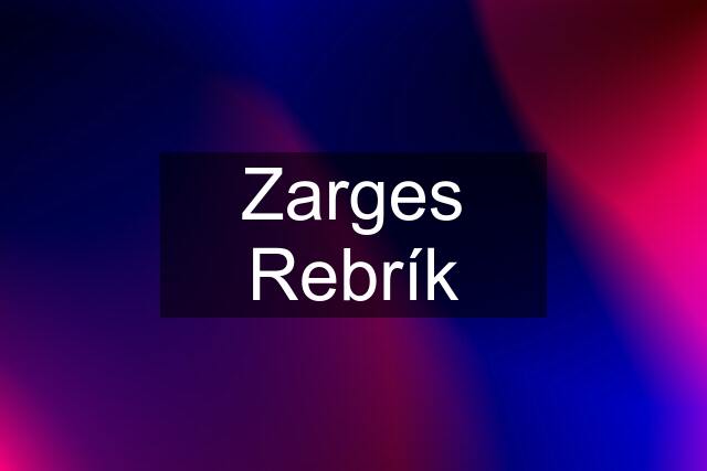 Zarges Rebrík