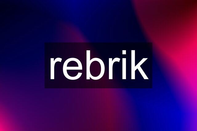 rebrik