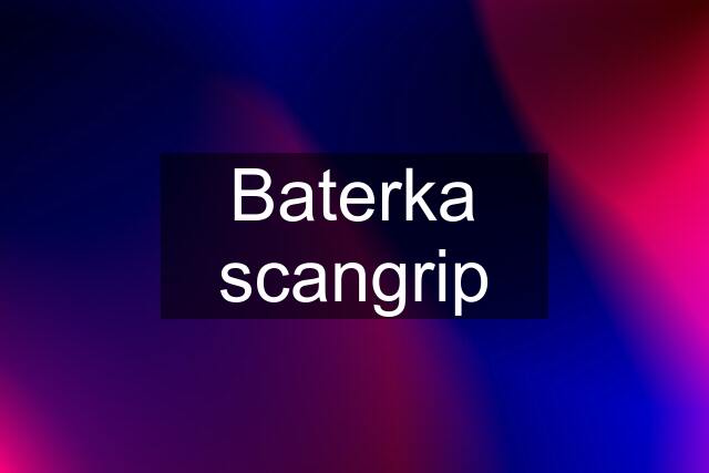 Baterka scangrip