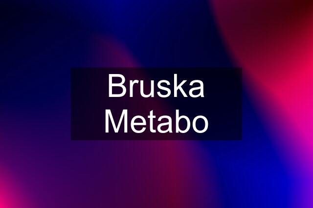 Bruska Metabo