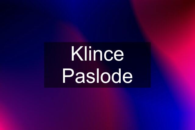 Klince Paslode