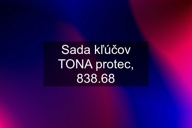 Sada kľúčov TONA protec, 838.68