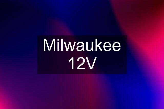 Milwaukee 12V