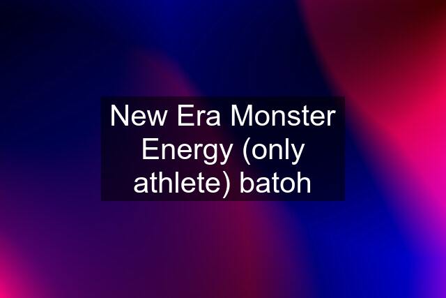 New Era Monster Energy (only athlete) batoh