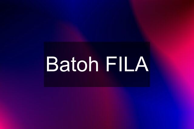 Batoh FILA