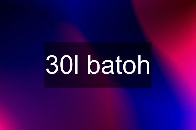 30l batoh