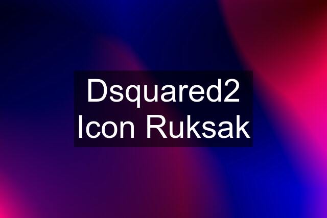 Dsquared2 Icon Ruksak