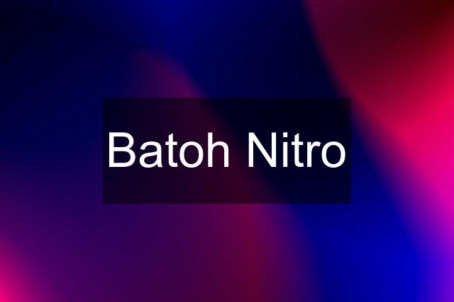 Batoh Nitro