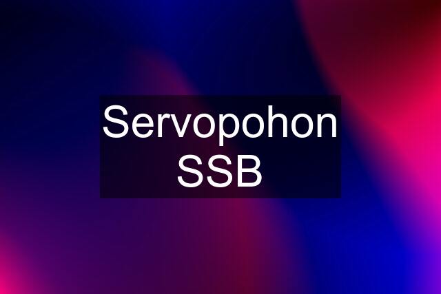 Servopohon SSB