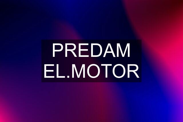 PREDAM EL.MOTOR