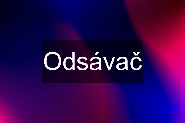 Odsávač