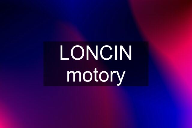 LONCIN motory