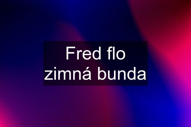 Fred flo zimná bunda