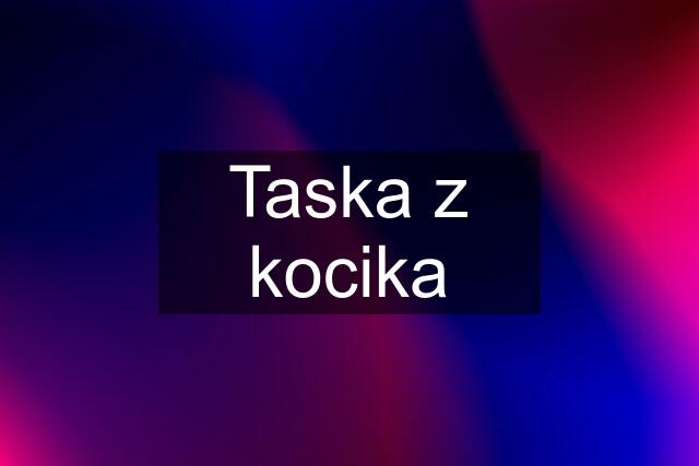 Taska z kocika